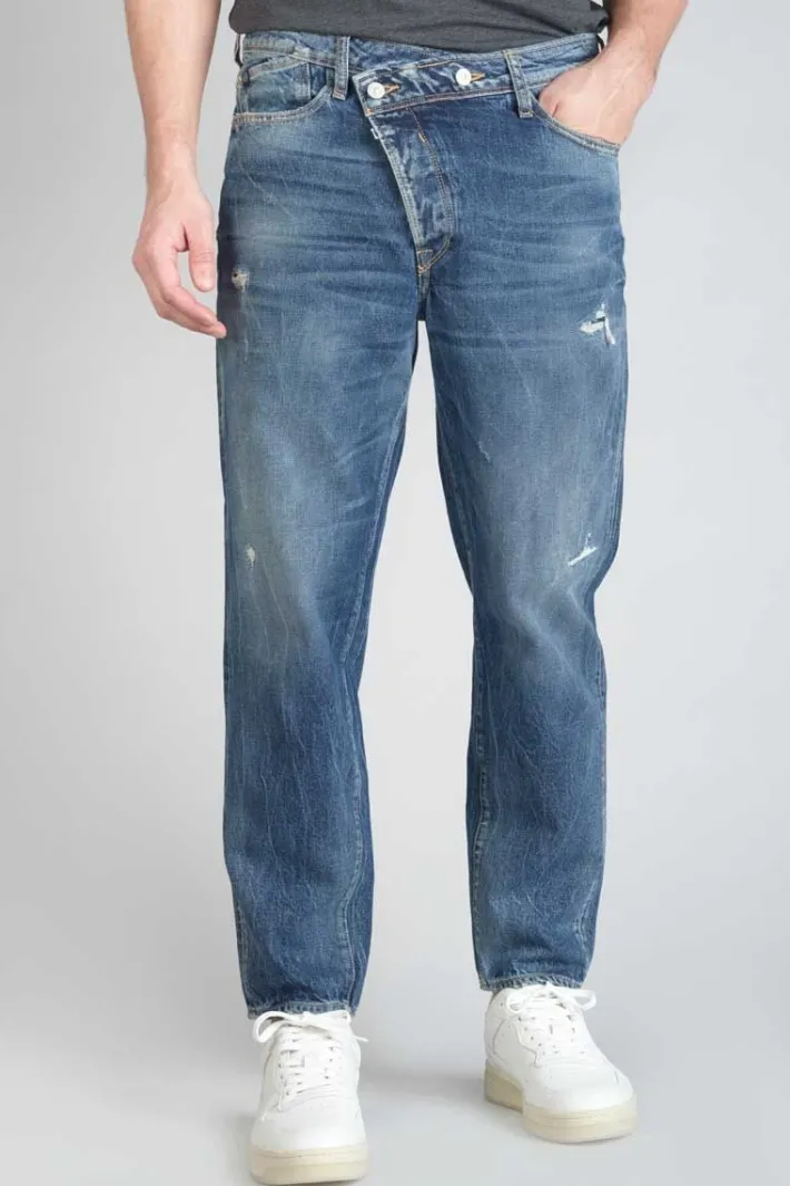 Le Temps des Cerises 1998 Basic 7/8Eme Jeans Vintage Destroy Bleu N°2 Blue Outlet