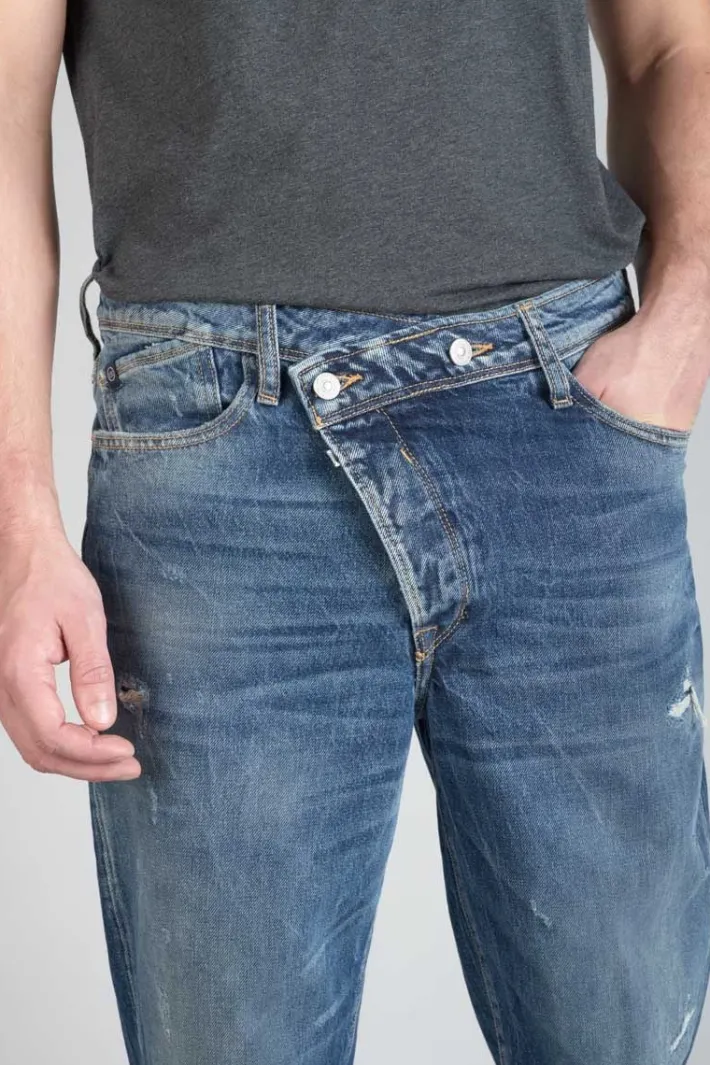 Le Temps des Cerises 1998 Basic 7/8Eme Jeans Vintage Destroy Bleu N°2 Blue Outlet