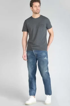 Le Temps des Cerises 1998 Basic 7/8Eme Jeans Vintage Destroy Bleu N°2 Blue Outlet