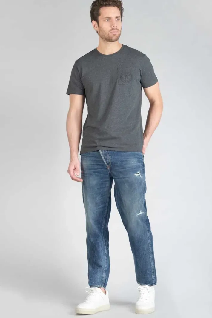 Le Temps des Cerises 1998 Basic 7/8Eme Jeans Vintage Destroy Bleu N°2 Blue Outlet