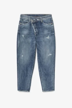 Le Temps des Cerises 1998 Basic 7/8Eme Jeans Vintage Destroy Bleu N°2 Blue Outlet
