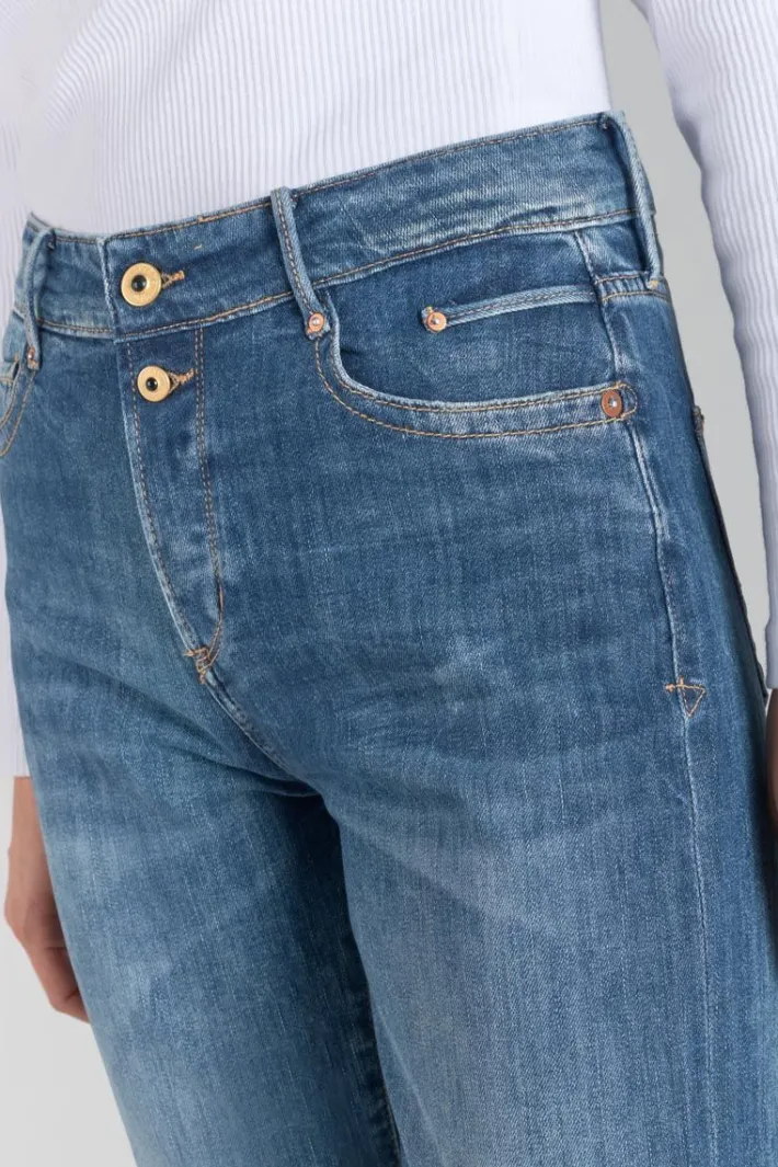 Le Temps des Cerises 400/18 Mom Regular Taille Haute 7/8Eme Jeans Bleu N°2 Blue Best Sale