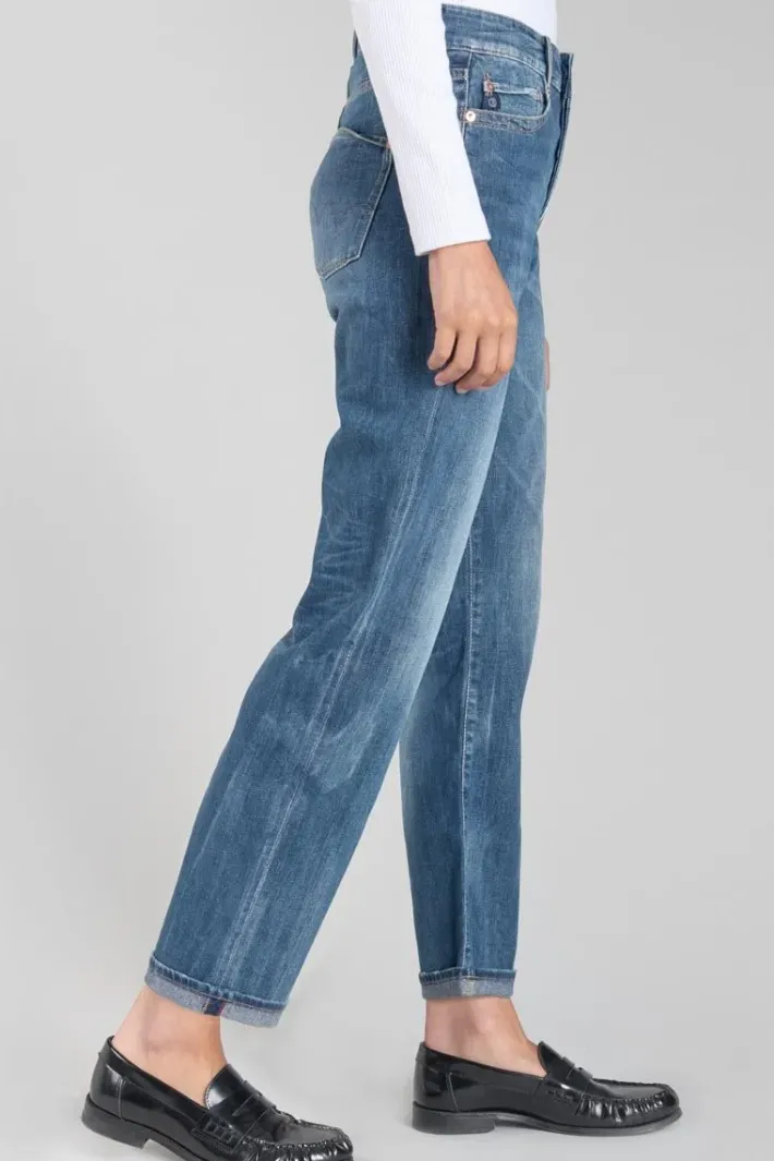 Le Temps des Cerises 400/18 Mom Regular Taille Haute 7/8Eme Jeans Bleu N°2 Blue Best Sale