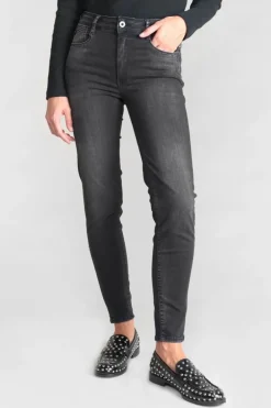 Le Temps des Cerises Acya Pulp Slim Taille Haute 7/8Eme Jeans Noir N°1 Black / Black New