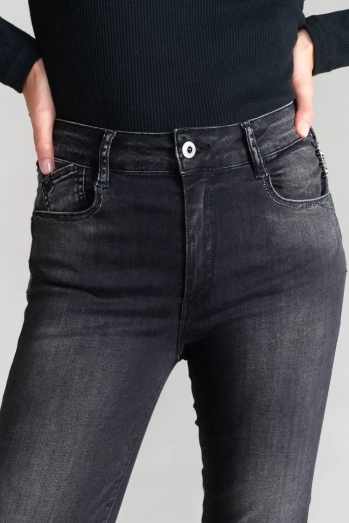 Le Temps des Cerises Acya Pulp Slim Taille Haute 7/8Eme Jeans Noir N°1 Black / Black New