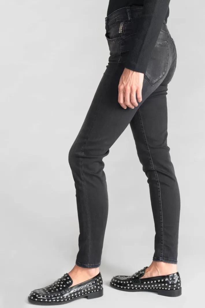 Le Temps des Cerises Acya Pulp Slim Taille Haute 7/8Eme Jeans Noir N°1 Black / Black New