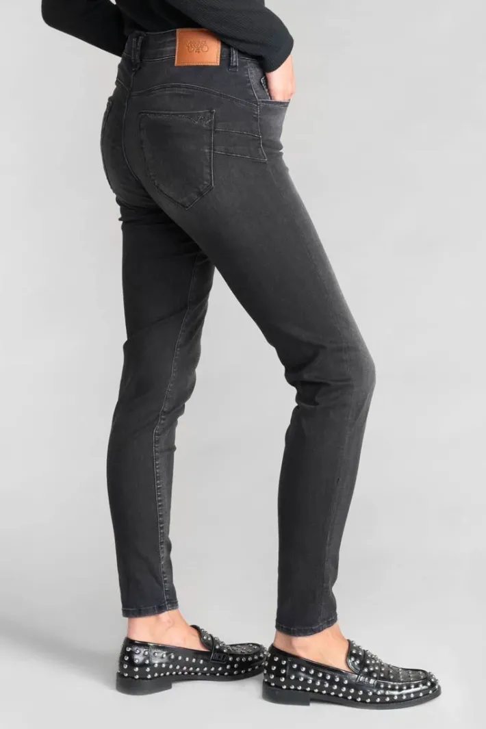 Le Temps des Cerises Acya Pulp Slim Taille Haute 7/8Eme Jeans Noir N°1 Black / Black New
