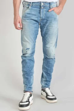 Le Temps des Cerises Alost 900/03 Tapered Arque Jeans Destroy Bleu N°4 Blue Flash Sale