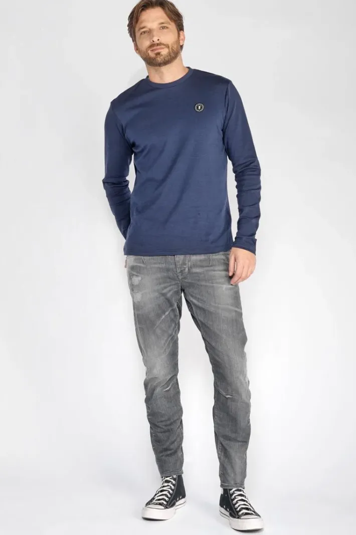 Le Temps des Cerises Alost 900/3 Tapered Arque Jeans Destroy Gris N°1 Grey Clearance