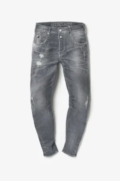 Le Temps des Cerises Alost 900/3 Tapered Arque Jeans Destroy Gris N°1 Grey Clearance