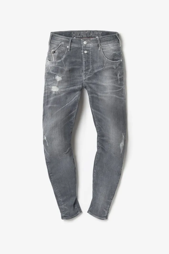 Le Temps des Cerises Alost 900/3 Tapered Arque Jeans Destroy Gris N°1 Grey Clearance