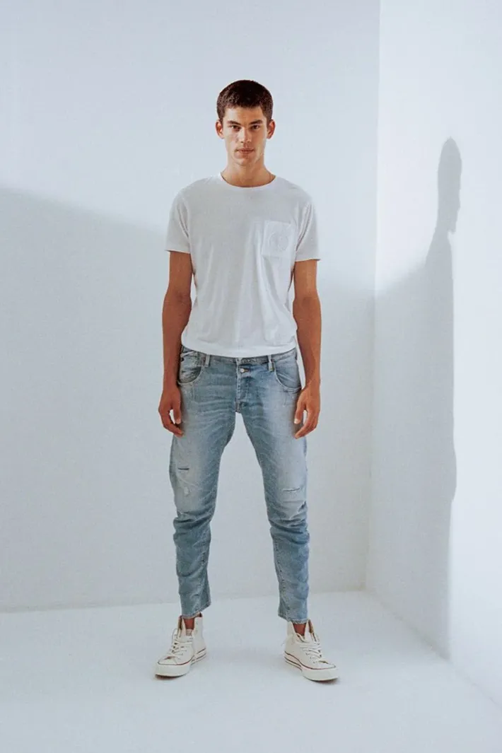 Le Temps des Cerises Alost Tapered Arque Jeans Bleu N°5 Blue Discount
