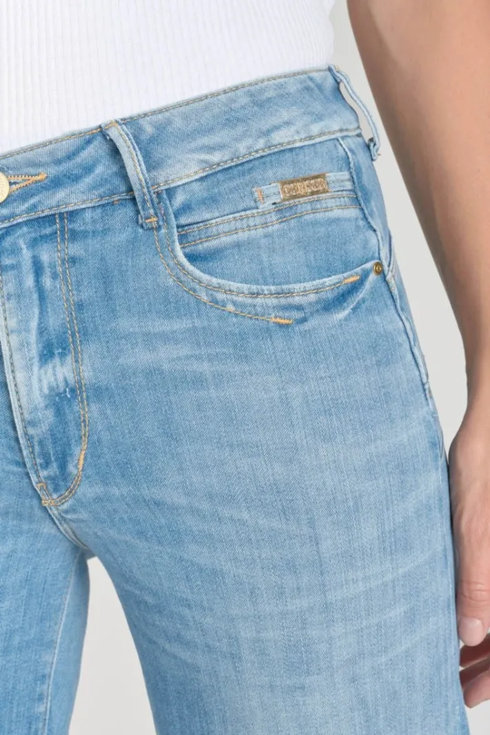 Le Temps des Cerises Axis Pulp Flare Taille Haute Jeans Bleu N°4 Blue Hot