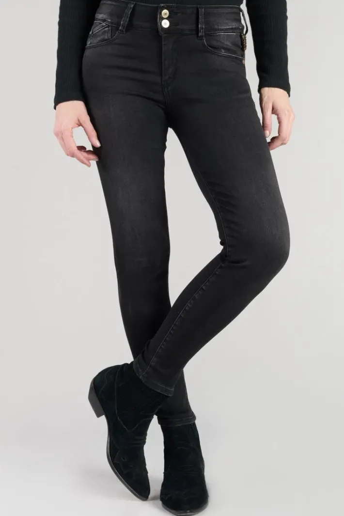 Le Temps des Cerises Bari Ultra Pulp Slim Taille Haute 7/8Eme Jeans Noir N°1 Black Clearance