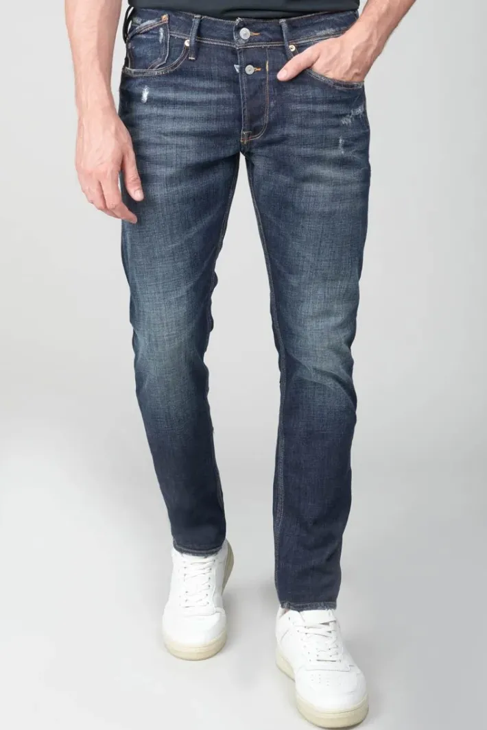 Le Temps des Cerises Basic 600/17 Adjusted Jeans Destroy Bleu N°1 Blue Cheap