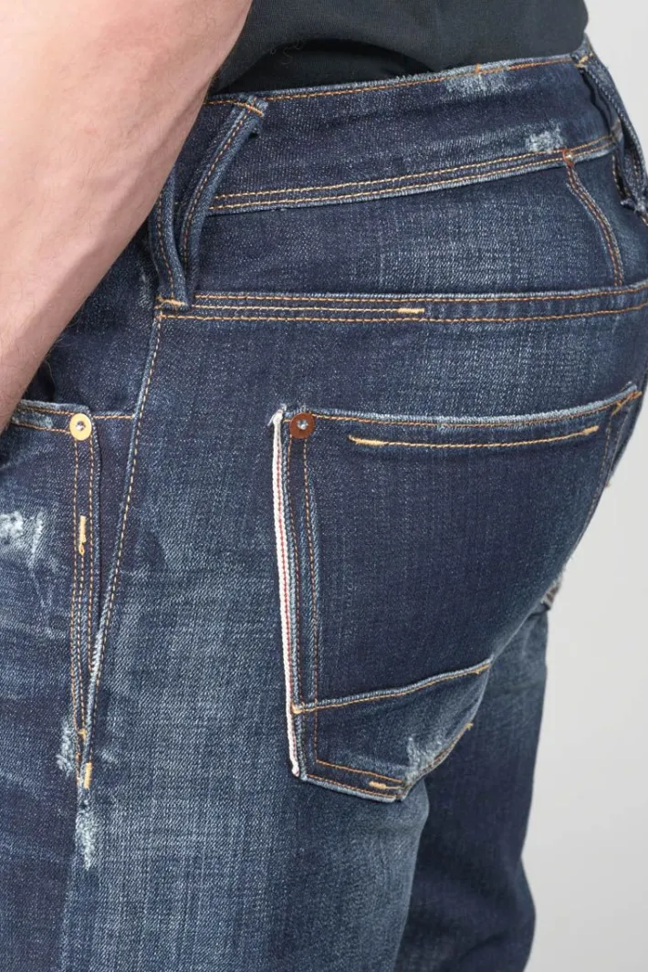 Le Temps des Cerises Basic 600/17 Adjusted Jeans Destroy Bleu N°1 Blue Cheap