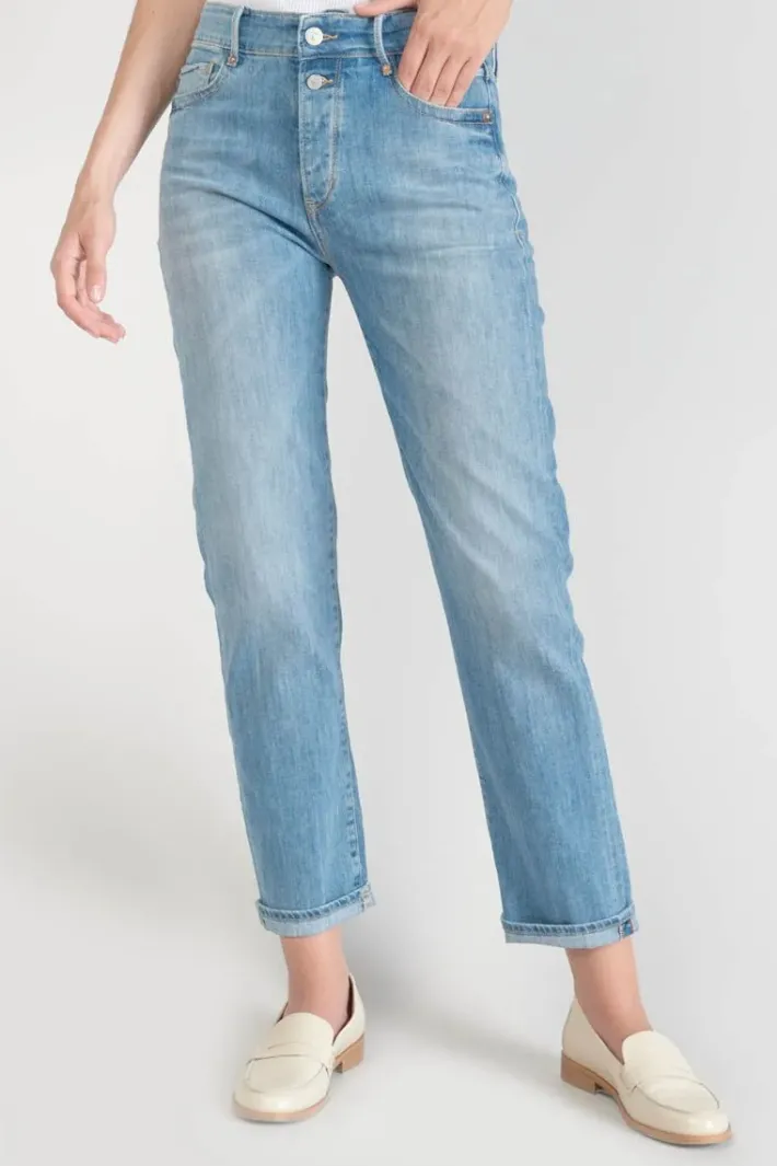 Le Temps des Cerises Basic 400/18 Mom Taille Haute 7/8Eme Jeans Bleu N°4 Blue Fashion