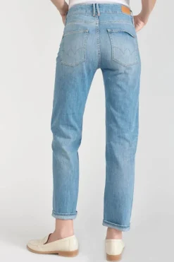 Le Temps des Cerises Basic 400/18 Mom Taille Haute 7/8Eme Jeans Bleu N°4 Blue Fashion