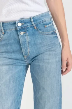 Le Temps des Cerises Basic 400/18 Mom Taille Haute 7/8Eme Jeans Bleu N°4 Blue Fashion