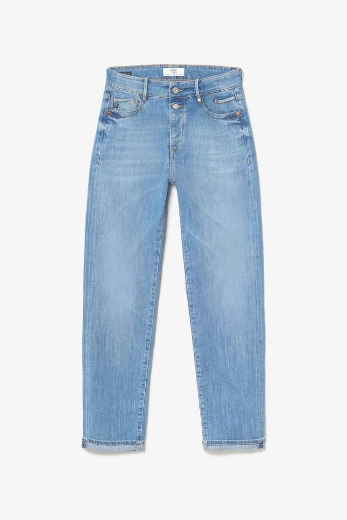 Le Temps des Cerises Basic 400/18 Mom Taille Haute 7/8Eme Jeans Bleu N°4 Blue Fashion