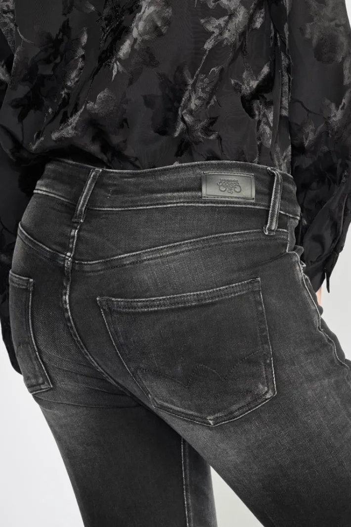 Le Temps des Cerises Basic 400/17 Mom Taille Haute 7/8Eme Jeans Noir N°1 Black / Black Cheap