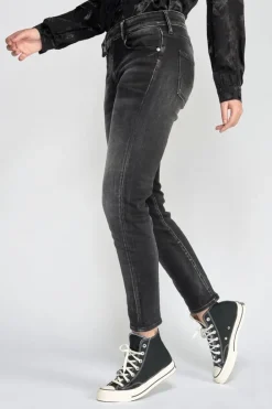 Le Temps des Cerises Basic 400/17 Mom Taille Haute 7/8Eme Jeans Noir N°1 Black / Black Cheap