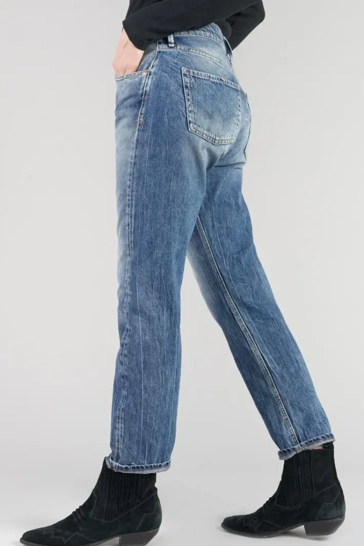 Le Temps des Cerises Basic 400/20 Mom Taille Haute 7/8Eme Jeans Bleu N°4 Blue Cheap
