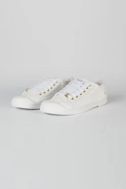 Le Temps des Cerises Baskets Basic A Dentelle Blanche Margaux Cheap