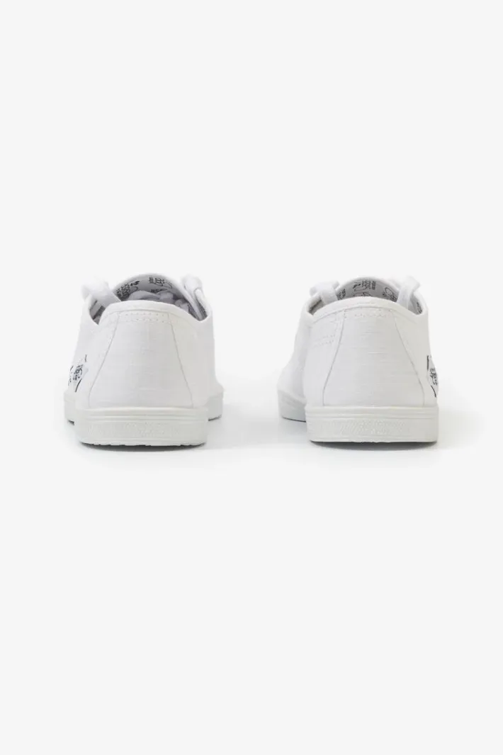 Le Temps des Cerises Baskets Basic Blanches Brodees Love Sale