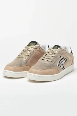 Le Temps des Cerises Baskets Flash Dorees Gold Sale