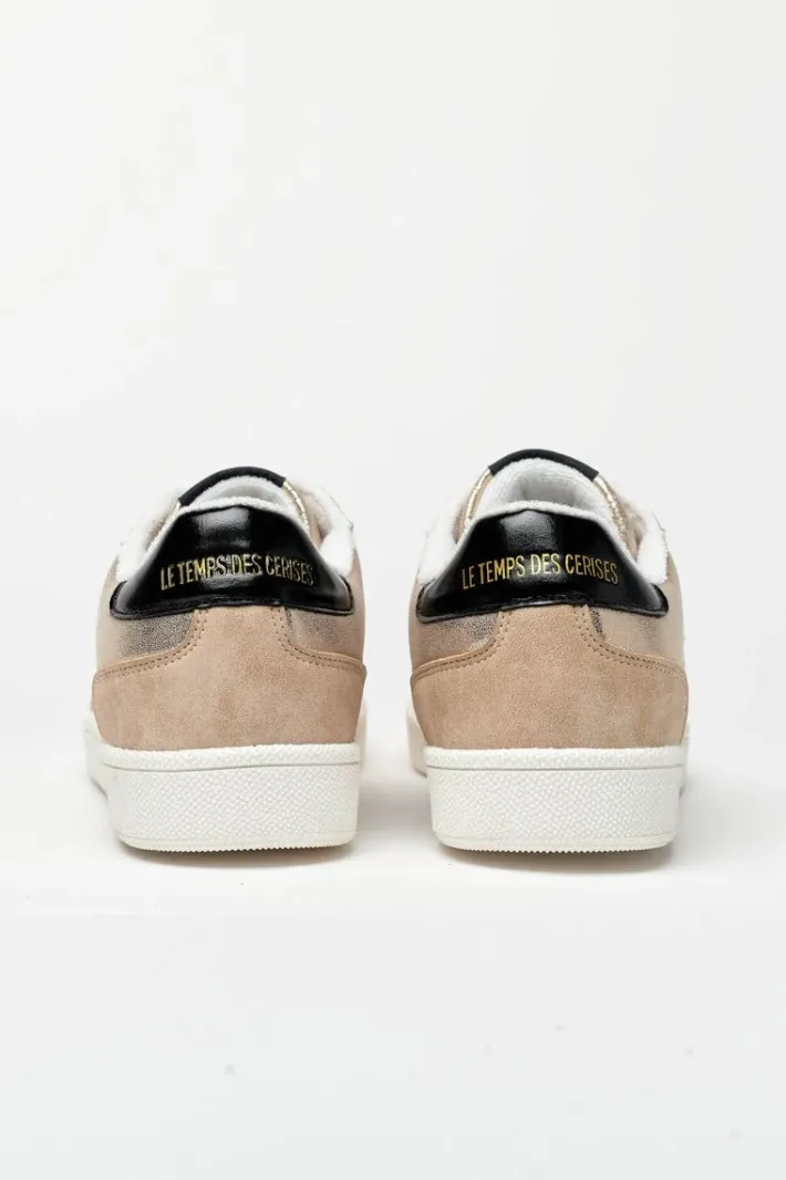 Le Temps des Cerises Baskets Flash Dorees Gold Sale