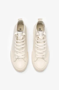 Le Temps des Cerises Baskets Montantes Harlo Beige Mono Off White Outlet