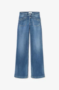Le Temps des Cerises Beni Pulp Flare Taille Haute Jeans Bleu N°2 Blue Best Sale