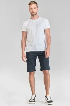 Le Temps des Cerises Bermuda Army Jogg Damon Bleu Nuit Eclipse Online