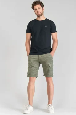 Le Temps des Cerises Bermuda Army Jogg Damon Kaki Camo Khaki Camo Best Sale