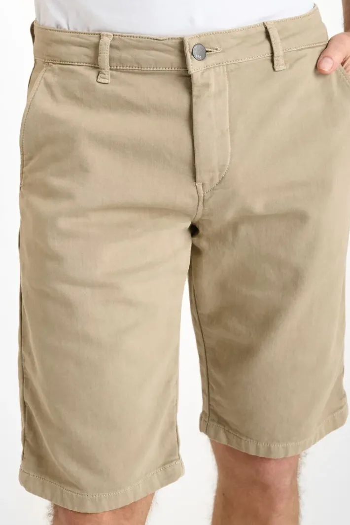 Le Temps des Cerises Bermuda Chino Jogg Swoop Beige Sable Sahara Store