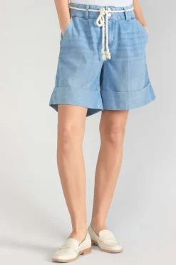 Le Temps des Cerises Bermuda Hellia En Jeans Bleu Clair Blue Cheap
