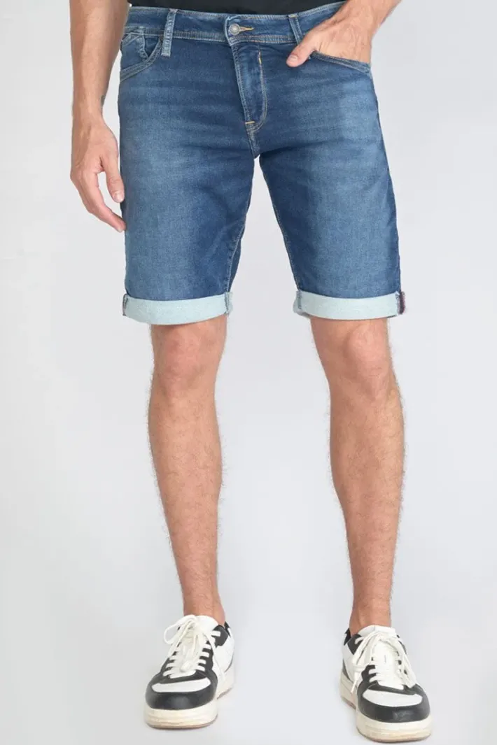 Le Temps des Cerises Bermuda Jogg Bleu Moyen Blue New