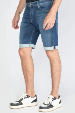 Le Temps des Cerises Bermuda Jogg Bleu Moyen Blue New