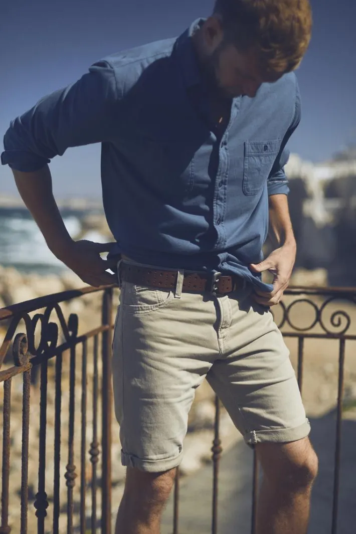 Le Temps des Cerises Bermuda Jogg Bodo Beige Nomad Fashion