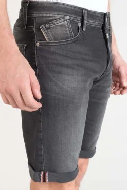 Le Temps des Cerises Bermuda Jogg Oc En Jeans Noir Delave Black / Black Shop