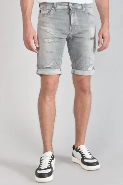 Le Temps des Cerises Bermuda Jogg Oc Gris Delave Destroy Grey Sale