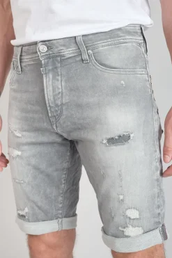 Le Temps des Cerises Bermuda Jogg Oc Gris Delave Destroy Grey Sale