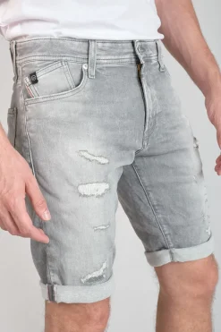 Le Temps des Cerises Bermuda Jogg Oc Gris Delave Destroy Grey Sale