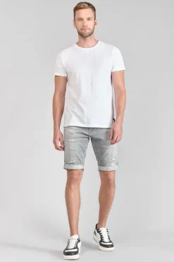 Le Temps des Cerises Bermuda Jogg Oc Gris Delave Destroy Grey Sale