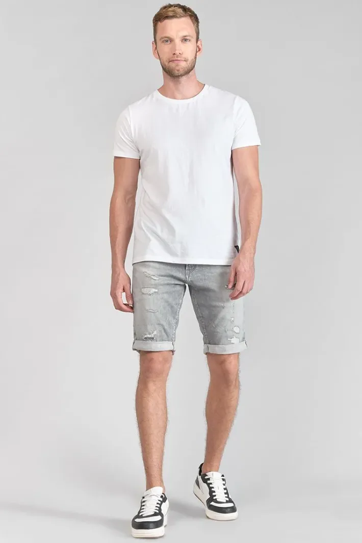 Le Temps des Cerises Bermuda Jogg Oc Gris Delave Destroy Grey Sale