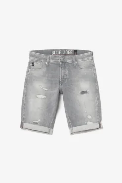 Le Temps des Cerises Bermuda Jogg Oc Gris Delave Destroy Grey Sale