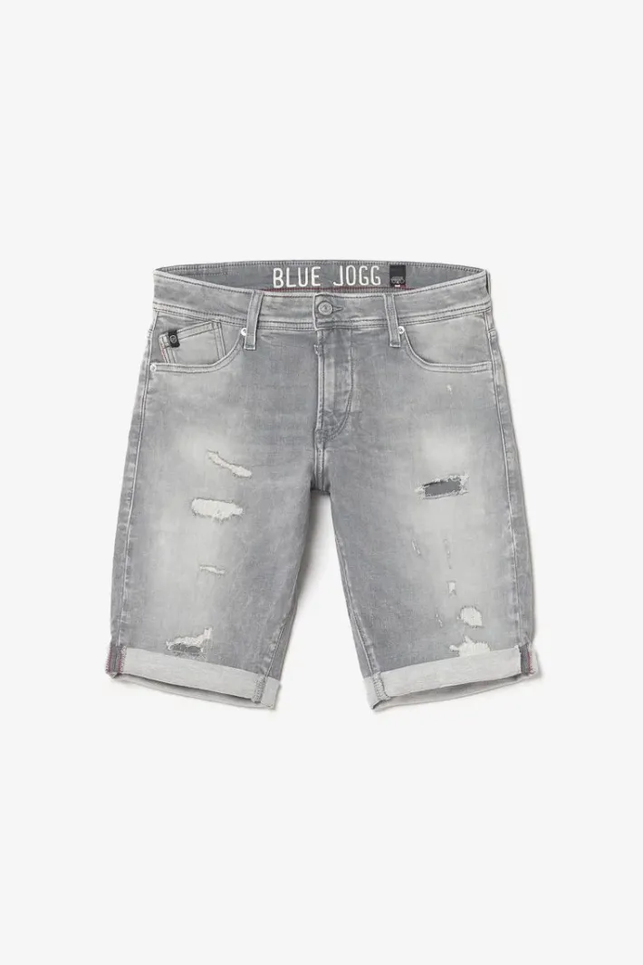 Le Temps des Cerises Bermuda Jogg Oc Gris Delave Destroy Grey Sale