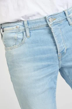 Le Temps des Cerises Bermuda Laredo En Jeans Bleu Clair Delave Blue Clearance