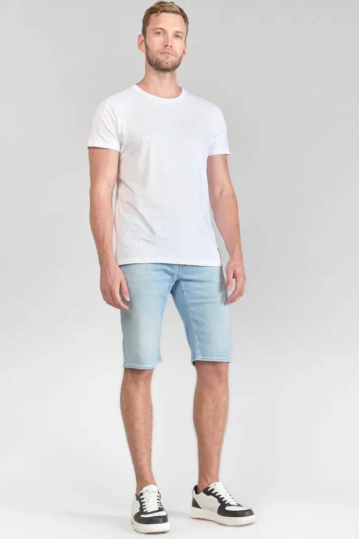 Le Temps des Cerises Bermuda Laredo En Jeans Bleu Clair Delave Blue Clearance